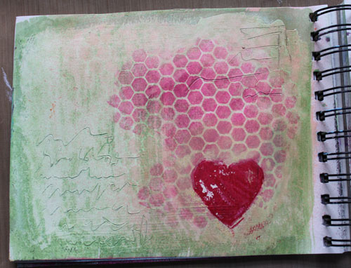 More adventures in art journaling…